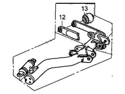 2009 Honda Element Trailing Arm - 52370-SCV-A02