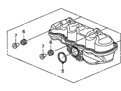 Honda 17160-RTA-000 Chamber Assembly, Intake Manifold