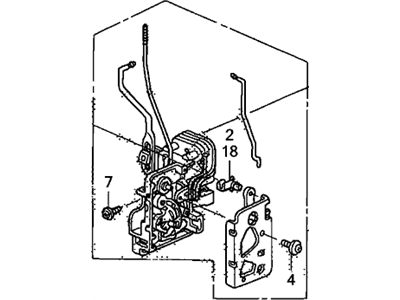 Honda 72112-SCV-A03 Lock Assembly, Right Front Door