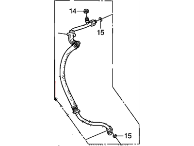 Honda 80311-SCV-A02 Hose, Suction