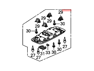 2009 Honda Element Consoles - 83255-SCV-A04ZC