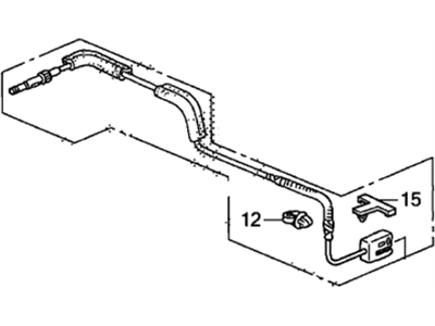 2009 Honda Element Antenna Cable - 39156-SCV-A52