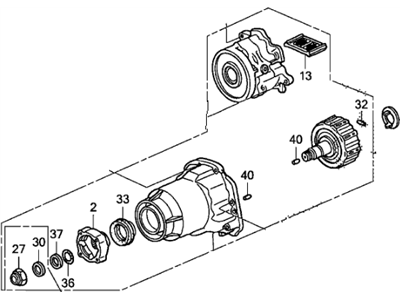 Honda 41011-PNZ-307