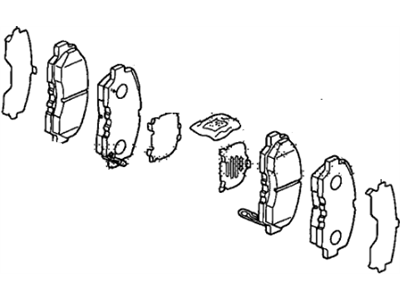 Honda 06455-SCV-A01 Shim Set, FR.