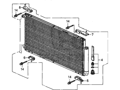 Honda 80110-SCV-A91 Condenser