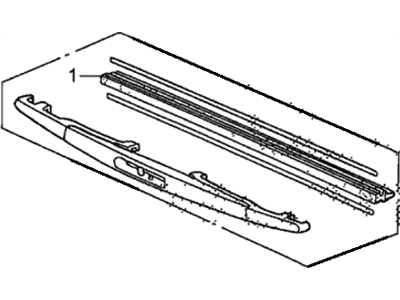 Honda 76730-S3N-003 Blade, Windshield Wiper (300MM)