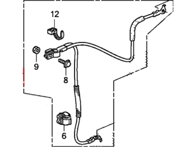 Honda 32600-SCV-A01 Cable Assembly, Battery Ground