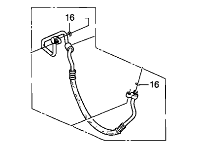 Honda 80315-SCV-A90 Hose, Discharge