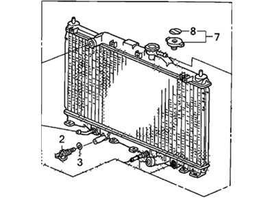 Honda 19010-PZD-A62 Radiator (Denso)