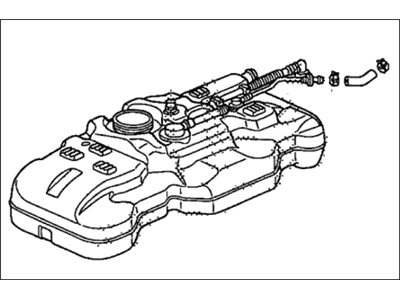 2003 Honda Element Fuel Tank - 17500-SCV-A31