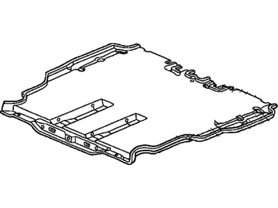 Honda 83302-SCV-A03ZB Covering Assy., RR. Floor *NH167L* (GRAPHITE BLACK)