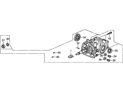 2005 Honda Element Differential - 41010-P6R-345