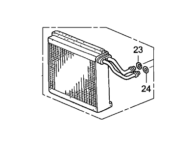 Honda 80211-SDN-A11 Evaporator