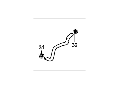 Honda 17717-SDB-A00 Hose Assy., Fuel Purge