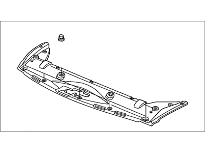 Honda 71122-SDN-A00 Cover, FR. Grille