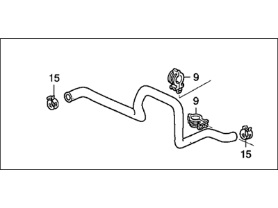 Honda 46402-SDB-A02 Tube Assy., Master Power