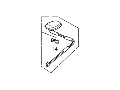 2006 Honda Accord Antenna - 39150-SDN-L41ZD