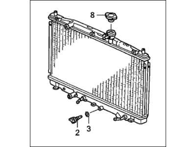 2005 Honda Accord Radiator - 19010-RAA-A12