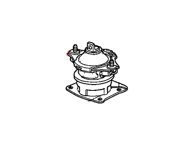 Honda 50830-SDP-A13 Rubber Assy., FR. Engine Mounting (MT)