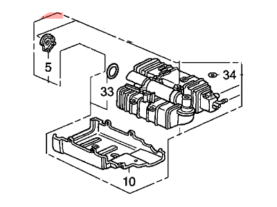 Honda 17011-SDC-L00 Canister Assembly