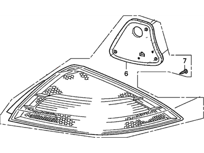 Honda 33551-SDN-A11 Lamp Unit, L.