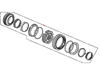 Honda 23444-RAP-326 Gear Set,3RD