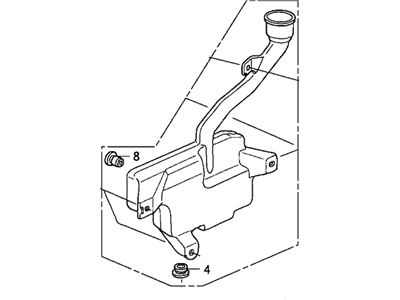 Honda 76840-SDA-A11 Tank Set, Washer