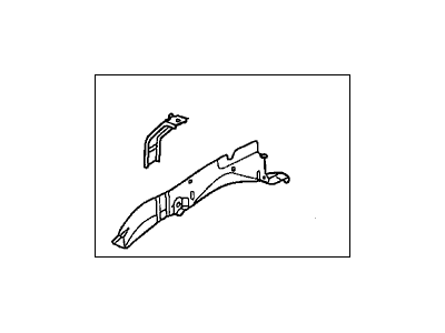 Honda 04694-SDA-A00ZZ Extension Set, R. FR. Wheelhouse (Upper)