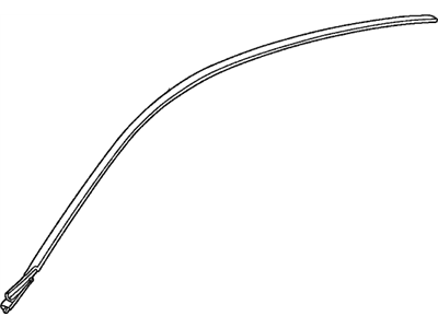 Honda 73163-SDN-A01 Molding, L. Windshield Side