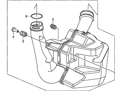 Honda 17230-RAA-A10 Chamber Assy., Resonator