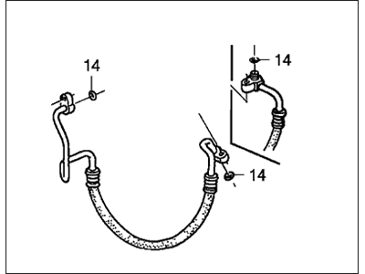 Honda 80315-SDP-A61 Hose, Discharge