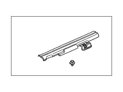 Honda 84253-SDN-A00ZC Garnish, L. FR. Side (Inner) *NH361L* (CF GRAY)