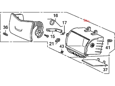 Honda 77280-SDA-A34ZA
