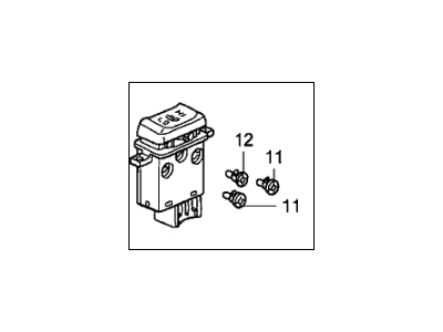 Honda 35600-SDN-A01 Switch Assembly, Passenger Side Heated Seat