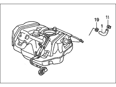 2006 Honda Accord Fuel Tank - 17500-SDA-A04