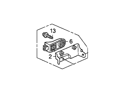 2004 Honda Accord Air Bag Sensor - 77930-SDN-A10
