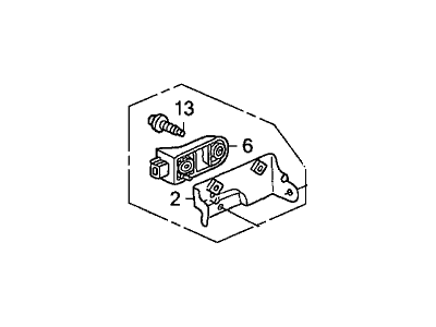 Honda 77930-SDN-L10 Sensor Assy., L. Bracket