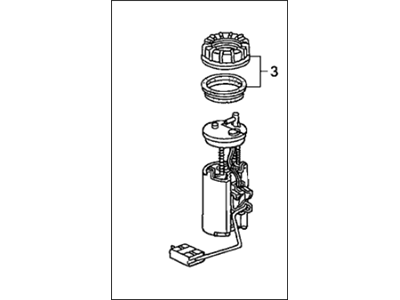 Honda 17045-SDA-A00 Module Assembly, Fuel Pump (Yachiyo)