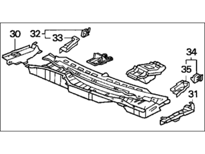 Honda 61100-SR0-A00ZZ Dashboard (Upper)