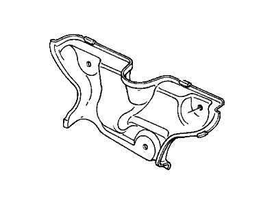 Honda Del Sol Exhaust Heat Shield - 18121-P08-000