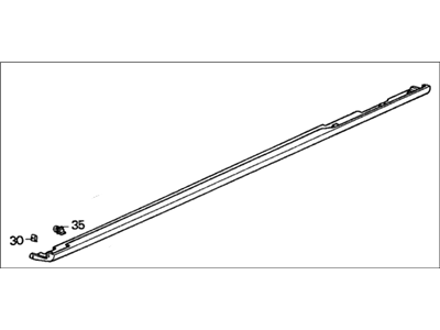 Honda 71800-SR8-A00 Garnish Assy., R. Side Sill