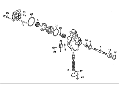 Honda 56110-P02-A02 Pump Sub-Assembly, Power Steering