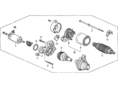 1993 Honda Del Sol Starter Motor - 31200-P03-902