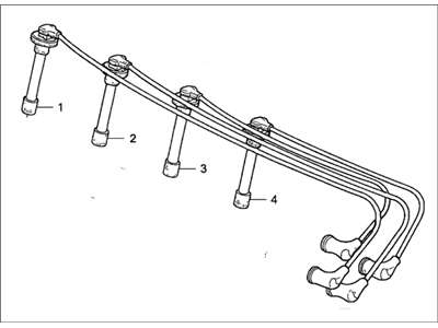 1995 Honda Civic Spark Plug Wire - 32722-P01-405