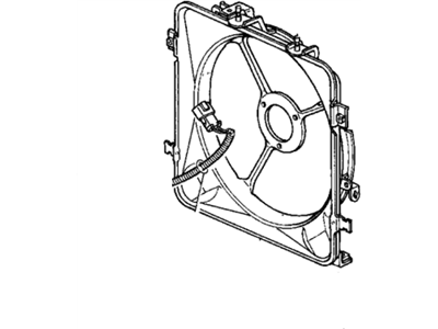 Honda 80161-SR3-000 Shroud, Condenser Fan