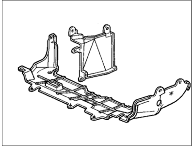 Honda 74110-SR3-A01 Extension Assy., Splash Shield