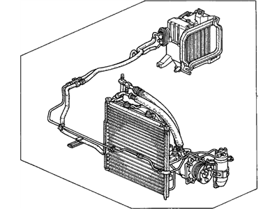 Honda 80000-SR1-A14 Air Conditioner Assy.