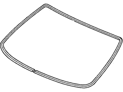 Honda 73210-SR8-A01 Molding, RR. Windshield