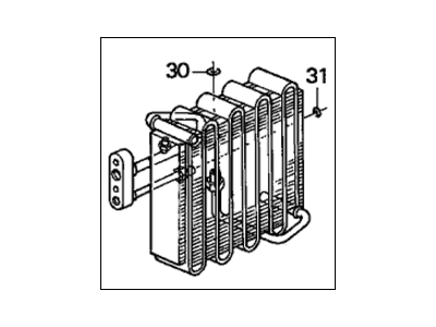 Honda 80210-SR1-A12 Evaporator Sub-Assembly