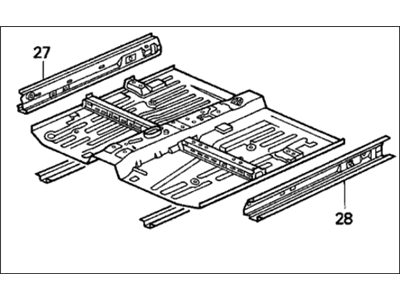 Honda 65100-SR8-A01ZZ Floor, FR.